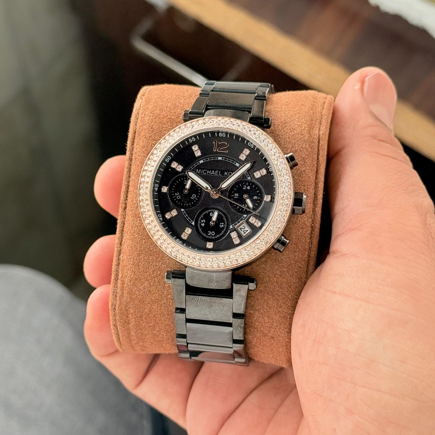 Premium black steel MK5885 watch – 7AAA quality