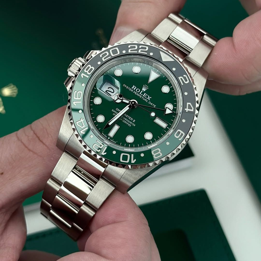 Rolex GMT Master II 7AA Premium Collection Men’s Watch with Stainless Steel Bracelet – Luxevion