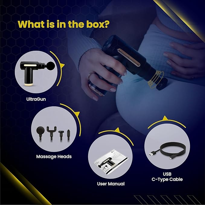 Rechargeable handheld massager for back and neck