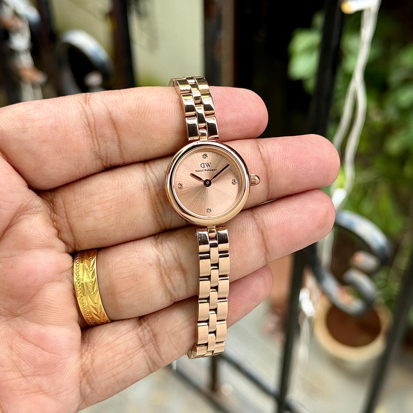 DW Elan Lumine Two-Tone Rose Gold Steel Strap Watch – Luxevion