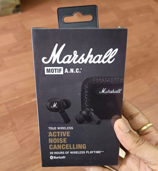 Marshal Ember ANC Wireless Earbuds with Active Noise Cancellation and Wireless Charging – Luxevion