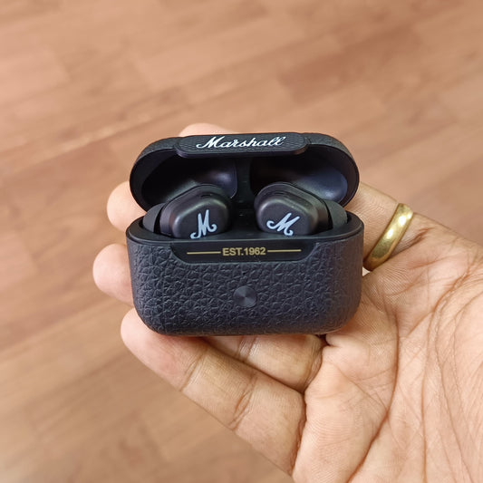 Premium Marshal Ember ANC Earbuds with 3.5MM Bass Drivers and 20m Bluetooth Range