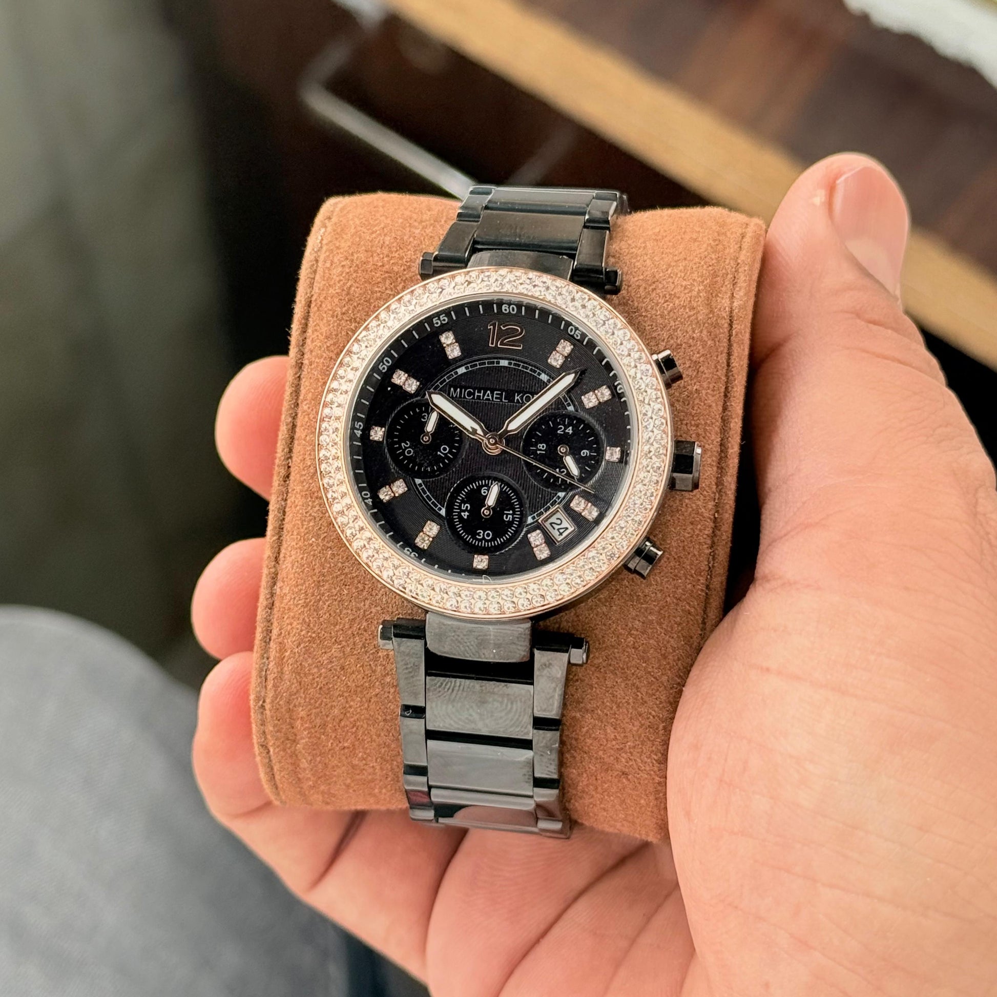Premium black steel MK5885 watch – 7AAA quality