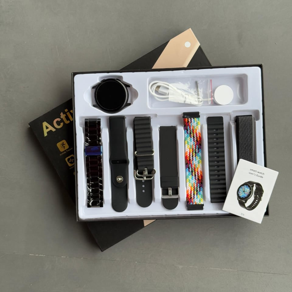 active 2 black smart watch combo - Luxevion